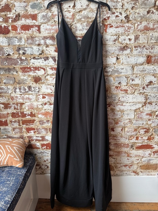 Windsor Dresses & Skirts - Windsor Black V-Neck Spaghetti-Strap Maxi Dress